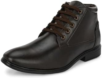 MACTREE PU Leather Men's Formal Ankle Boots