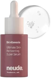 Neude Skingenesis Brightening & Anti Aging Face Serum With Lactic Acid, Niacinamide & Hyaluronic Acid For Radiant Skin For Men & Women, Fine Lines, Protects Skin Barrier, All Skin Types, 30Ml