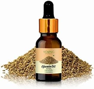 Young Chemist Ajwain Essential Oil - 30ml | 100% Pure, Natural Carom Seed Oil for Digestive Health, Pain Relief & Aromatherapy | Ideal for Skin Care, Respiratory Support & Detoxification