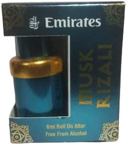 Lovely FragrancesEmirates 6 ML Roll on Premium Attar Perfumes For Men and Women Free From Alcohol (Musk Rizali)
