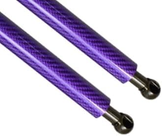 Kedoukj Lift Support Struts for Peugeot 208 (CA/CC/CR) 2012-2019 Modify Front Hood Bonnet Gas Spring Shocks Damper Carbon Fiber Prop Rod (Purple Carbon Fiber)
