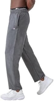 Champion Men's Sweatpants, Fleece, Open-bottom Sweatpants for Men (Reg. Or Big & Tall)