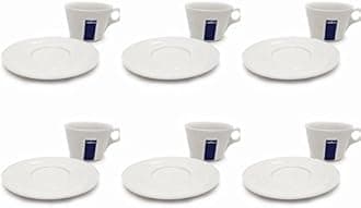 Holland Plastics Original Brand 6 X Coffee/Americano/Porcelain Cups and Saucers