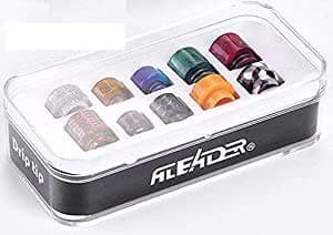 (10-Pack) 810 & 510 Drip Tip Set (Random Colours & Design)