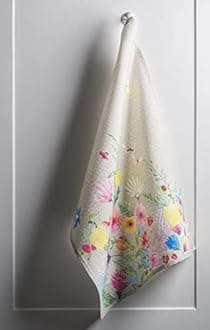 Maison d' Hermine Jardin D'Ete 100% Cotton Fog Set of 3 Kitchen Towel 20 Inch by 27.5 Inch