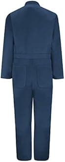 Red Kap Men's Twill Action Back Coverall, Navy, 38