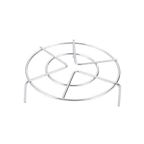 DULING Cooling rack,three-leg steamed vegetable steaming grid cover,stainless steel multi-function steaming rack,steamer,steamer tray,suitable for: rice cooker wok,etc.household pot,12.5 * 5cm