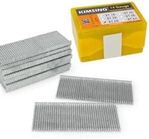 KIMSING ST50 14 Gauge Concrete T Nails, 800PCS/Box, 2 Inch (50mm) for Truss Building, Construction Framing and Concrete Nailing