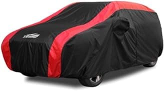 Heavy Duty Waterproof Car Cover for Automobilies, Outdoor All Weather Full Exterior Covers Windproof Rain Snow Sun Dust Heat UV Protection, Universal Fit for SUV(173-178 inch)