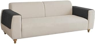 Muamar Couch Arm Covers Chair Arm Covers, Non Slip Sofa Arm Covers, Armrest Covers for Sofa, Furniture Covers Couch Protector 1pc(30x30inch, Black)