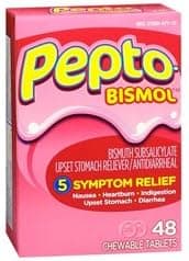 Pepto Bismol Original Chewable 48 ct