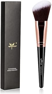 Anmor Contour Brush, Premium Contour Blush Bronzer Face Makeup Brush, Perfect For Cheek Forehead Jaw Nose Blending Deepening Contouring Polishing, Suitable For Powder Liquid Cream