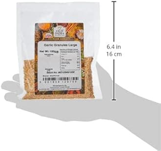 Old India Garlic Granules Large 100g (Pack of 2)