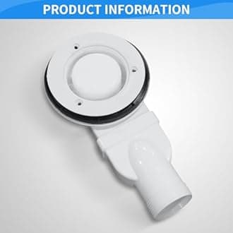 Shower Tray, 1700 x 700mm Slate Effect SMC Slip-Resistance Shower Base with Waste & Resin Cover. Stylish and Durable White Trays for Shower Enclosures