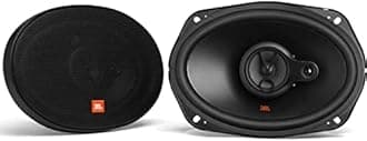 Stage2 9634HI - 600W 6" X 9" (15.2Cm X 23Cm) Three Way Car Speaker with IMPP Cone with PEI Balanced Dome Tweeters Which Fills Out Their Sonic Signature with Crisp, High-End Frequencies, Black
