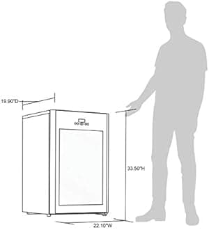 NewAir 125-Can Beer Froster | Ultra-Cold Mini Fridge for Bedroom, Gaming or Office | 23°F Beverage Cooler with Turbo & Party Mode | Black