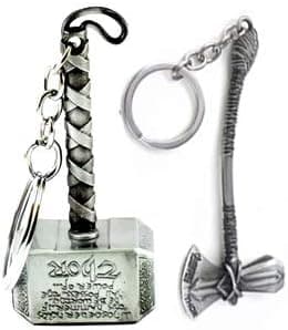MorningValeMorningVale Keychain (Hammer & Axe) | Metal, Silver