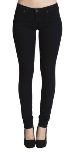 Women's 8" Basic Five Pocket Dark Indigo Skinny