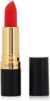 REVLON Super Lustrous Matte Lipstick, 80% Conditioning Ingredients, intance color, Waterproof, Long-Lasting, 100% Vegan Lipstick, Striking Coral (432), 4.25 gm