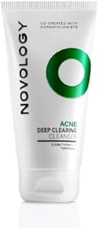 N.ovology Acne Deep Clearing Cleanser with Thymol+Terpineol| Face Wash for Acne,Whiteheads,Blackheads| Gentle, Non-Drying Formula, Suitable for Sensitive skin| 150ml