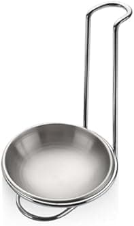 1 Piece Spoon Holder, Stainless Steel Cooking Spoon Holder, Kitchen Spoon Steel Dish Rack, Kitchen Utensil Rack, Stove Spoon Rack, Soup Spoon, Colander Rack
