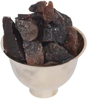 Veganic Organic Black Whole Natural Black Salt Crystal Kala Namak Chunks Kala Loon Chunks Saboot Sabut Kala Namak Khada Namak (1800)