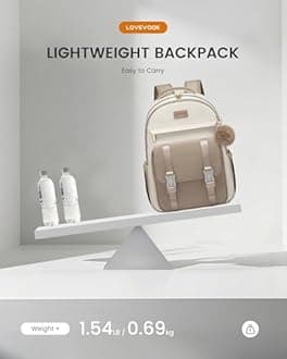 LOVEVOOK Laptop Backpack Purse for Women, Work Business Travel Computer Bags, College Nurse Backpack for Womens, Quilted Casual Daypack with USB Port, Fit 15.6 Inch Laptop