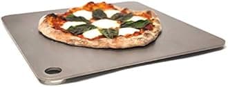 Conductive Cooking - Square Pizza Steel Plate for Oven Cooking and Baking (3/16” Standard, 14”x14” Square) - Made in USA