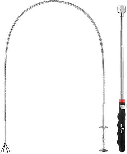 NoCry Pick-up Tool Set includes Flexible Claw Grabber Tool and Telescoping Magnet Pick-up Tool
