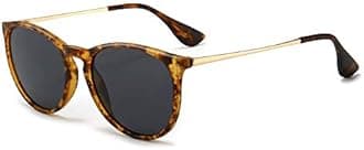 SUNGAIT Vintage Round Sunglasses for Women Men Classic Retro Designer Style