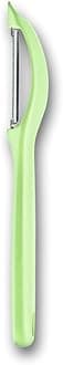 Victorinox(ビクトリノックス) Peeler, Dishwasher Safe, Sharp Vertical Peeler, Serrated Edge, Light Green, Universal Peeler, Double Serrated Edge for Smooth Peeling of Soft and Hard Skins, 7.6075.42
