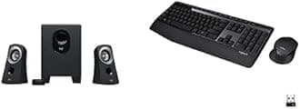 Logitech Z313 2.1 Speaker System MK345 Wireless Keyboard and Mouse Combo