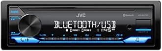 Jvc Kd-Sx27Bt Bluetooth Car Stereo Receiver With Usb Port Am/Fm Radio, Mp3 Player, High Contrast Lcd, Detachable Face Plate Single Din 13-Band Eq