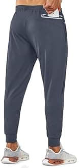 NORTHYARD Men's Joggers Pants with Zipper Pockets Lightweight Sweatpants Athletic Running Workout Track Pants for Men