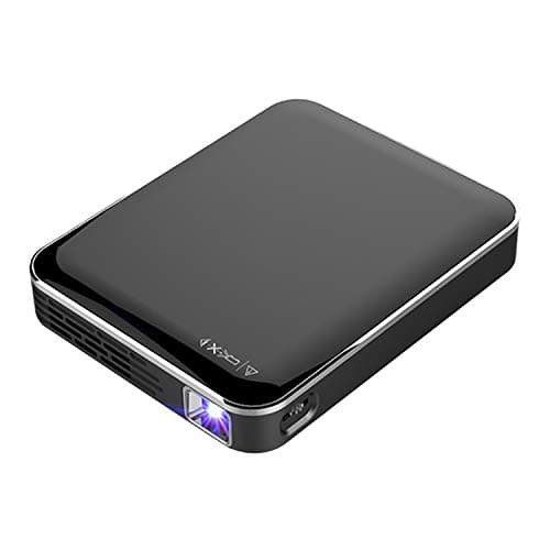 AUN Mini Projector X3, Android/iOS Phone Screen Mirroring, Multimedia System, Portable Projector for 1080P Home Cinema,3D Beamer,Italy,Black
