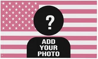 Custom Flag Double Sided 3 Ply Custom Pink America Flag Funny Tapestry Poster For Decorate Personalized Flags Banners Gift for Outside Indoor