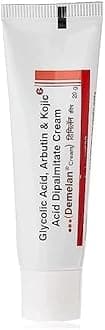 Deme-len Cream Glycolic Acid, Arbutin & Kojic Acid Dipalmitate Cream 20G (Pack 1)