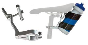 Saddle Adaptor Bracket for Bottle Cage Silver Type C