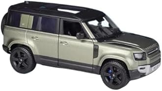 Diecast Model Car 1:24 for Land Rover Defender 110 SUV Alloy Car Model Simulation Scale Metal Model Ornaments Collection Metal Motor Vehicles(Green)