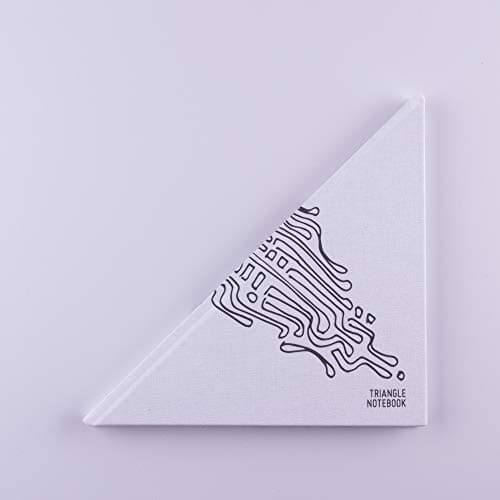 Triangle Notebook - Fabric Hardcover Notebook - Unique Design (Triangle Thoughts (Special Edition)) Office Product