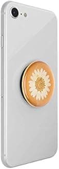 PopGrip Pressed Flower White Daisy PopSockets Smartphone Ring, Smartphone Stand, Smartphone Grip, Smartphone Accessory, iPhone and Android