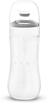 BGF03 Bottle to Go with Blades - Compatible with SMEG BLF03 Countertop Blender, 20 oz Capacity, Portable Smoothie & Juice Accessory for Busy Lifestyles, BPA-Free, Stainless Steel Blade Included