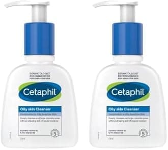 Oily Skin Cleanser, 236ml, Face Wash, For Combination to Oily Sensitive Skin, With Niacinamide (Pack of 2)