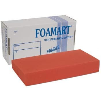 Foot Impression Foam Set Box for Custom Molded Orthotics Casting Insert Insoles (Single Set)