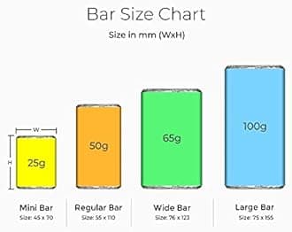 Kesora Chocolates Bar Personalized Gifts Customized with Name Photo Print Message (Big, Cappuccino)