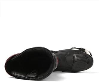 Zeozoom Motorcycle Riding Boots Motorcycle Leather Boots for Women and Men Protection Anti Slip Racing Sports
