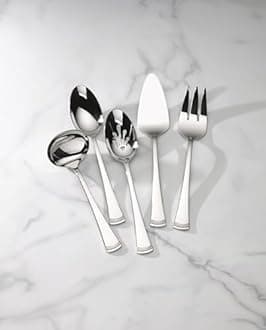 LENOX Portola 5-Piece Hostess Set, 5 Count, Metallic