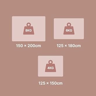 Brentfords Weighted Blanket 8kg, Super Soft Weighted Blanket Adult Therapy Sensory Autism Insomnia Stress Anxiety Relief for Adults - 150x200cm, Hot Pink (Disclaimer: Only suitable for age 3+years)