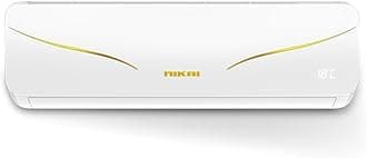 Split Air Conditioner 1 Ton, Energy Efficient Cooling with T3 Tropical Rotary Compressor, R410 Gas, 4 Way Swing, 12000 BTU AC, Gold Fin, Auto Restart, Ideal for Small Room & Office NSAC12131N24