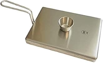 Rattleware Stainless Steel Egg Rings Commercial-Grade Egg Fryer Ring for Frying Eggs – Durable Metal Round Rings with Heat-Resistant Handle – Breakfast Kitchen Gadgets and Egg Cooker (6 Ring Set)